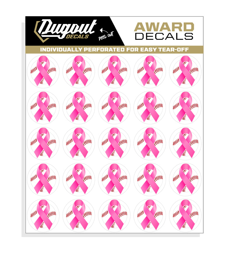 Pink Ribbon - Baseball